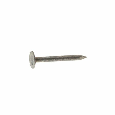 TINKERTOOLS 3 in. Roofing Electro-Galvanized Steel Flat Head Nail, Gray - 50 lbs TI3313747
